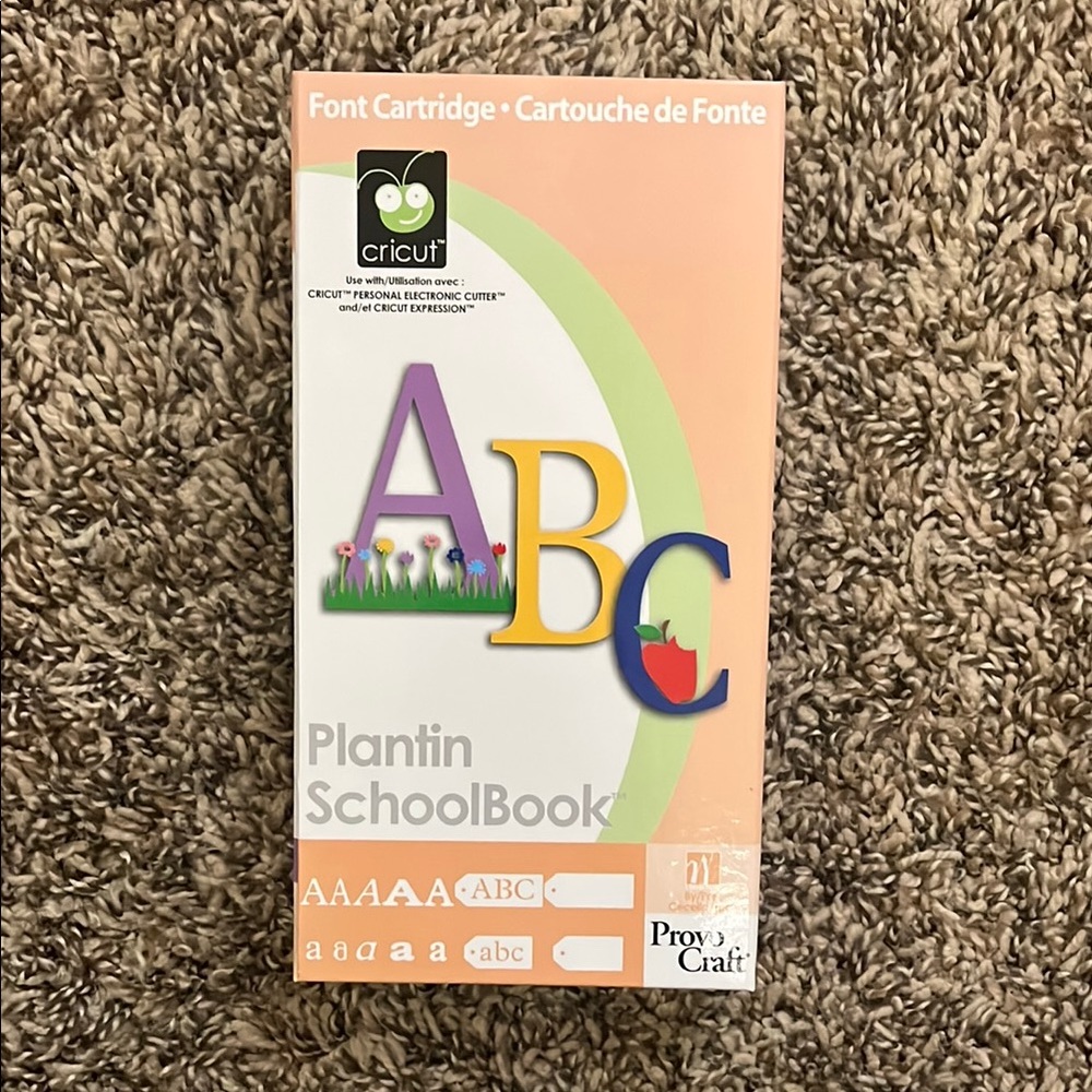 Cricut Plantin SchoolBook Font Cartridge